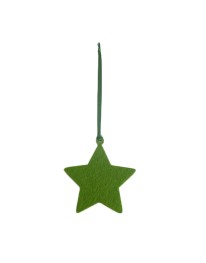 Felt Star Ornament Set // Green