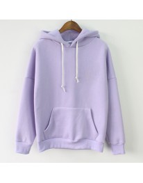 Lavender Harajuku Hoodie Sweatshirt 