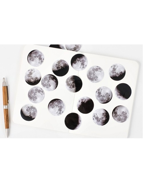 Phases Of The Moon Stickers 