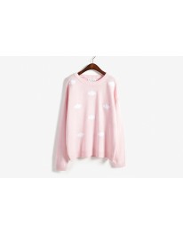 Cloudy Sweater// Pink