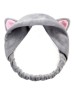 Cat Makeup Headband// Grey 