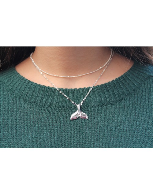 Whale Tail Necklace +Choker 