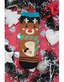 Reindeer Christmas Socks 
