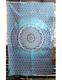 Ombre Boho Tapestry- Aqua 