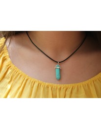 Turquoise Crystal necklace 