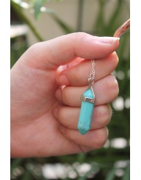 Turquoise Crystal necklace 
