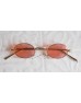 Retro Oval Sunglasses/ Pink
