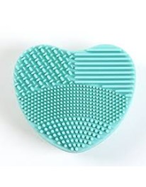 Heart Makeup Brush Cleaner// Blue