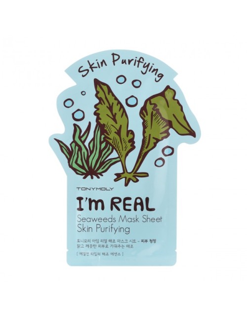 I'm Real Face Mask// Seaweed Mask sheet (PURIFYING)