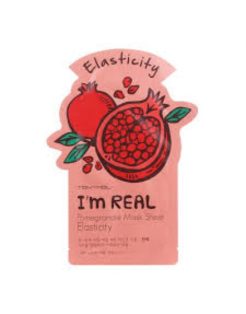 I'm Real Face Mask// Pomegranate Mask sheet (ELASTICITY)