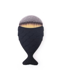 Mermaid Tail Makeup Brush // Matte Black 