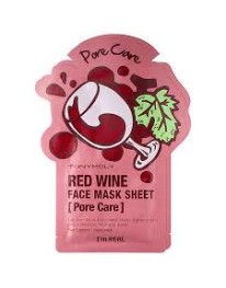 I'm Real Face Mask// Red Wine Mask sheet (PORE CARE)