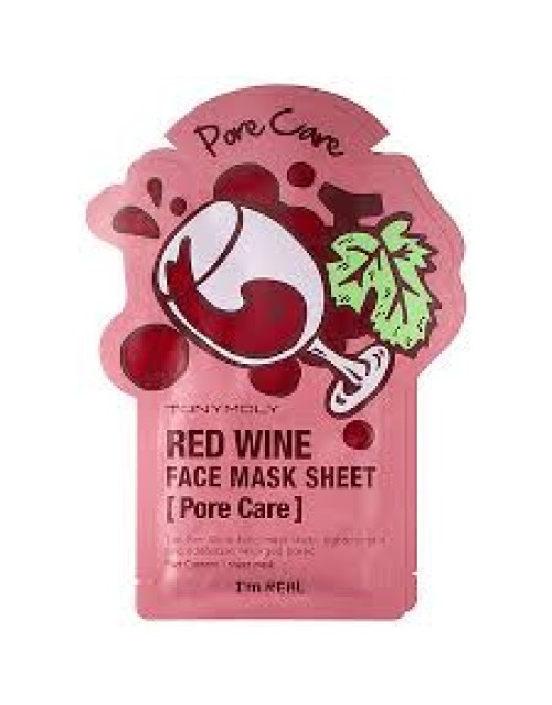 I'm Real Face Mask// Red Wine Mask sheet (PORE CARE)